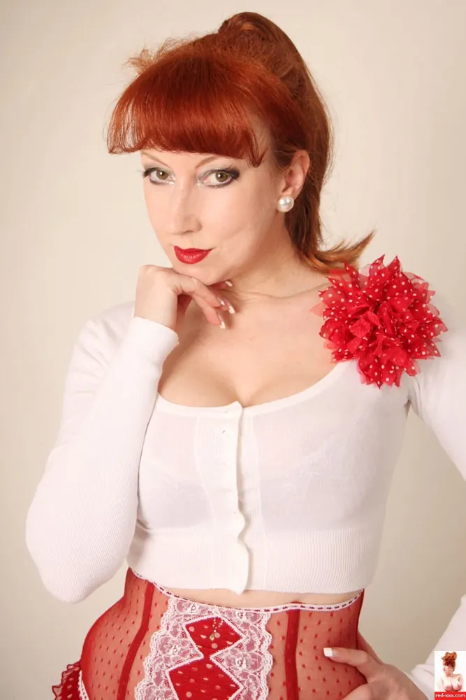 Red XXX 'Lejaby Pin Up' starring Red XXX (Photo 1)